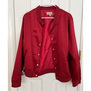 Lindy Bop Red bomber jacket